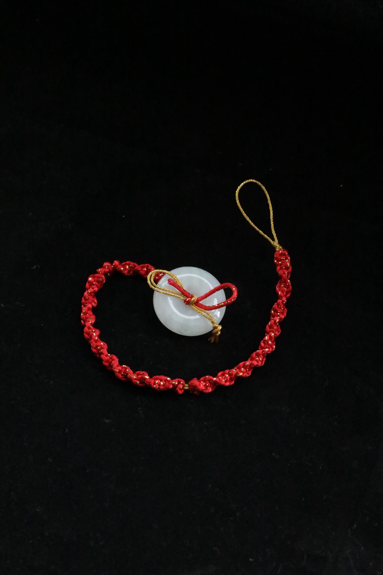 Helix Harmony Knot Red String Bracelet