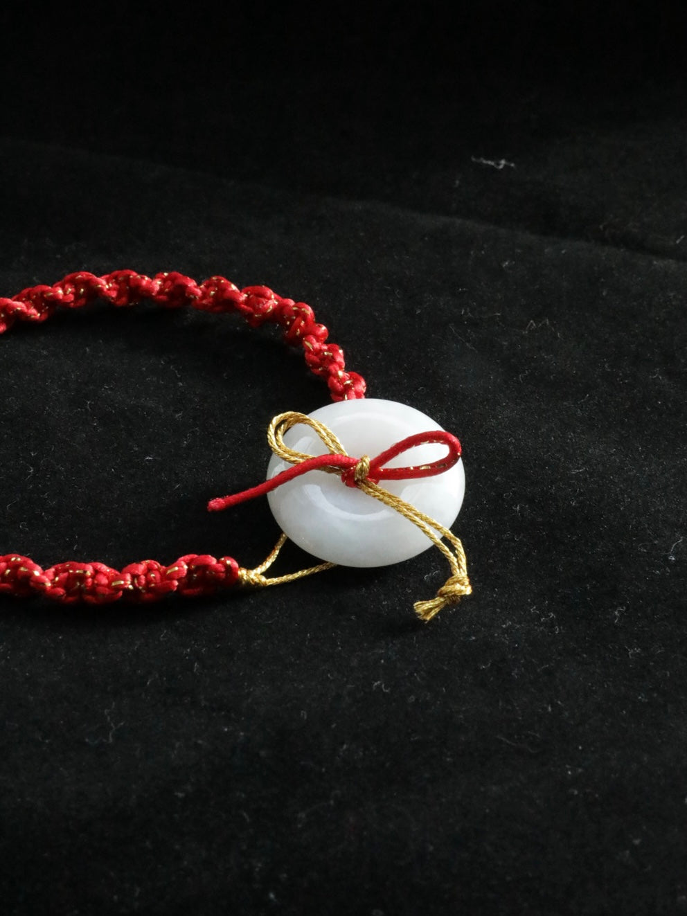 Helix Harmony Knot Red String Bracelet