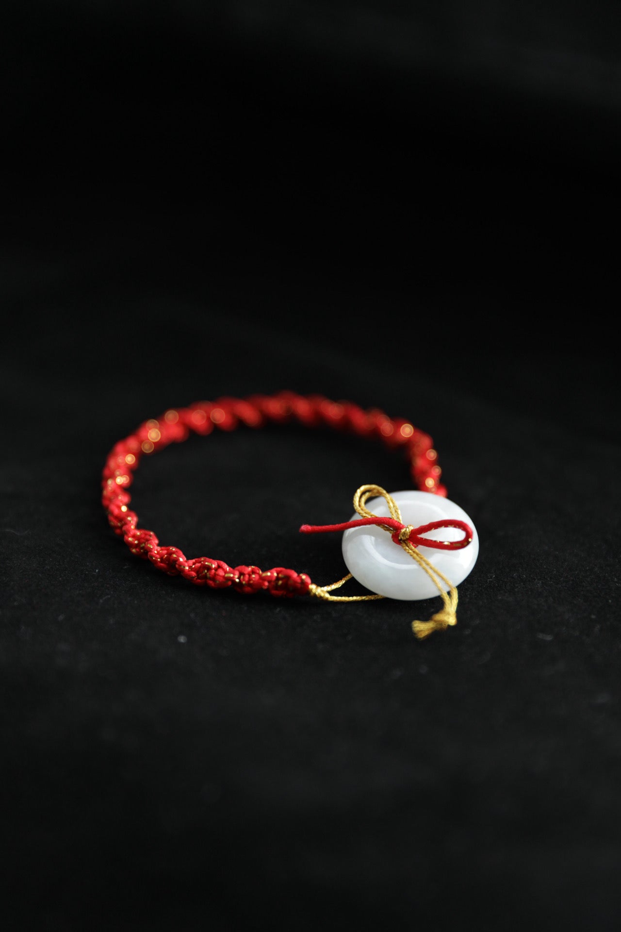 Helix Harmony Knot Red String Bracelet