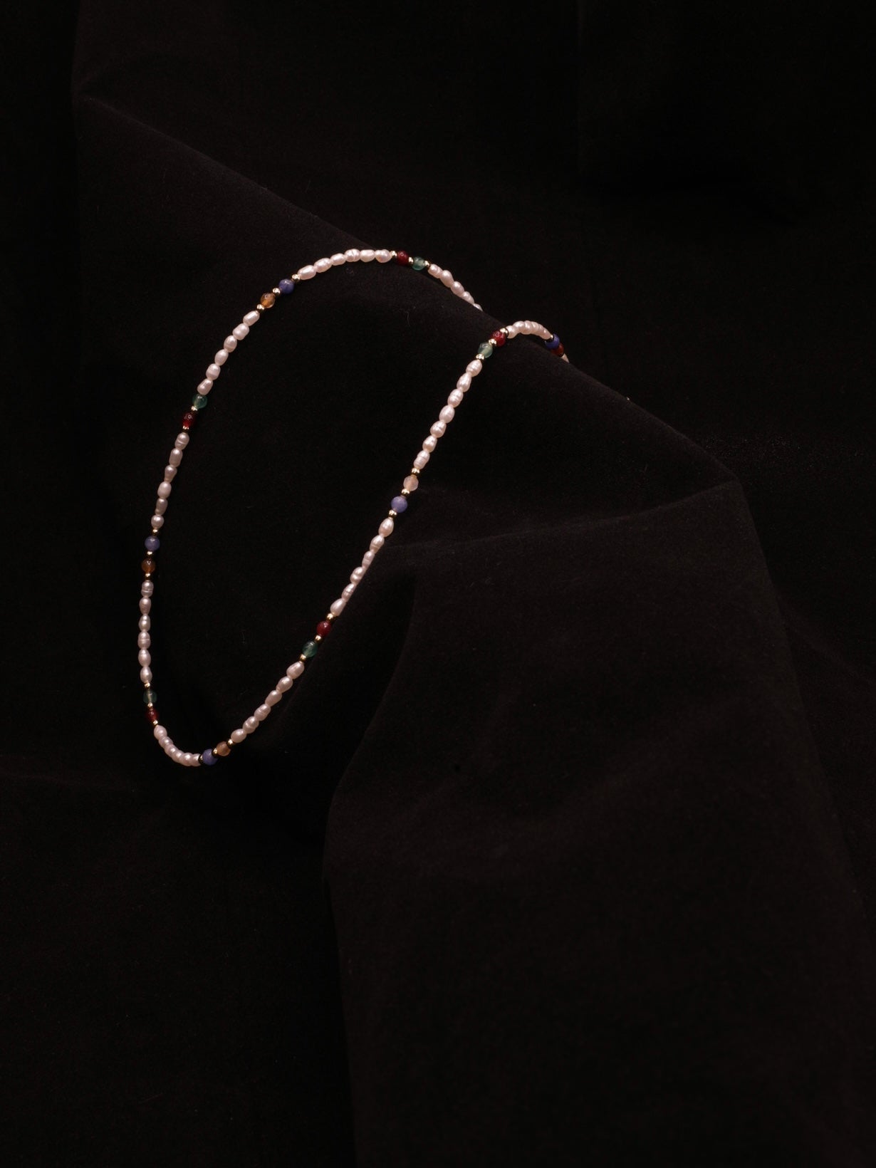 Rainbow Sprinkle Pearl Necklace