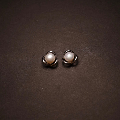 Pearlescent Two Pair: Classic & Swirl Studs Bundle