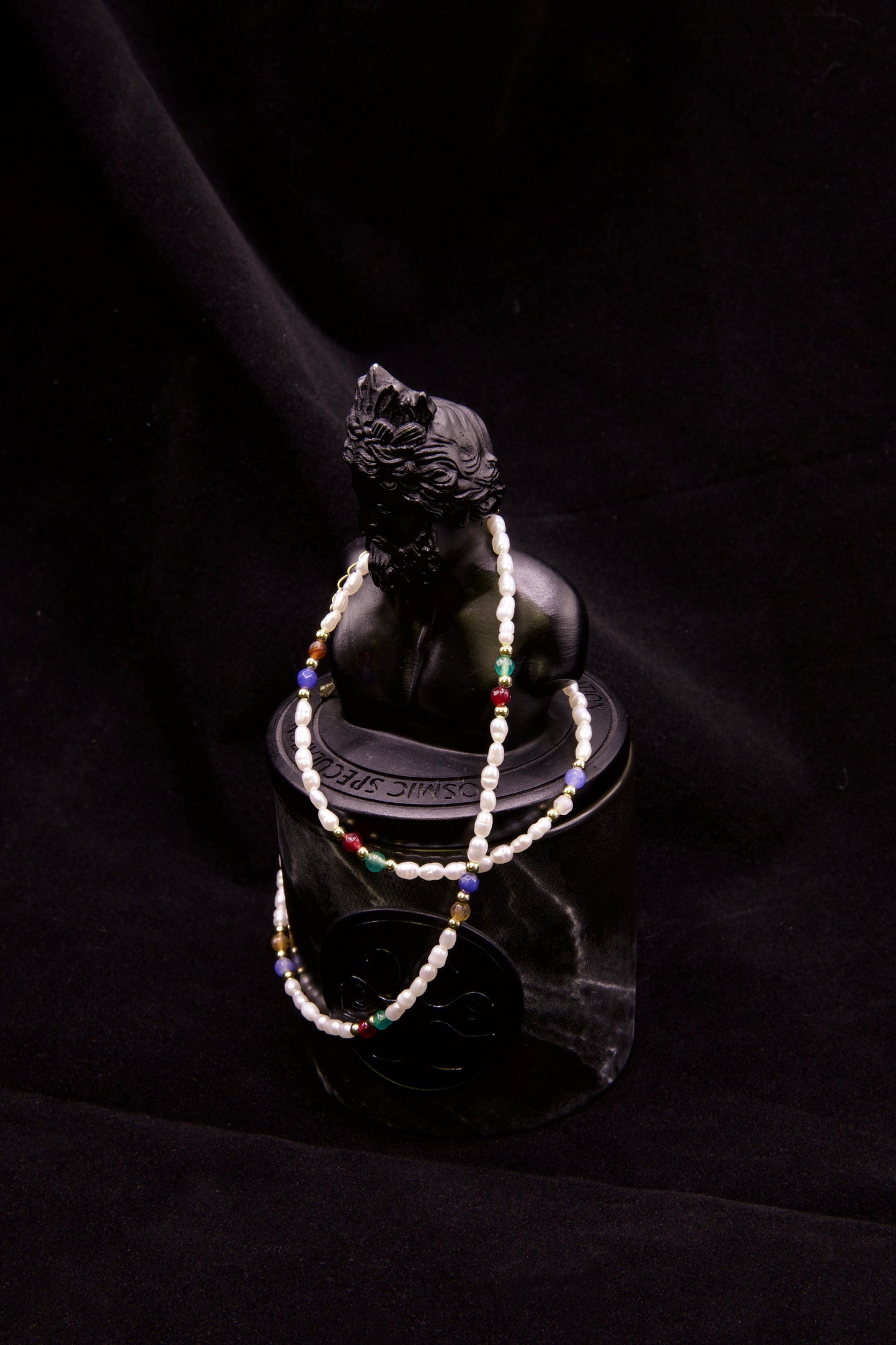 Rainbow Sprinkle Pearl Necklace