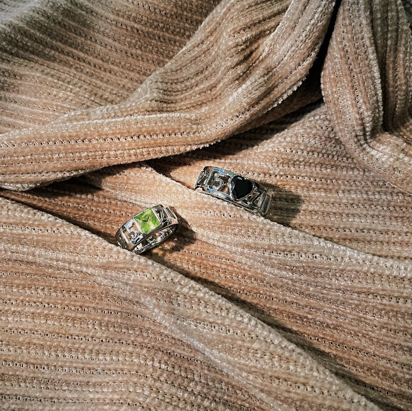 Affection - Skeleton Letter Ring