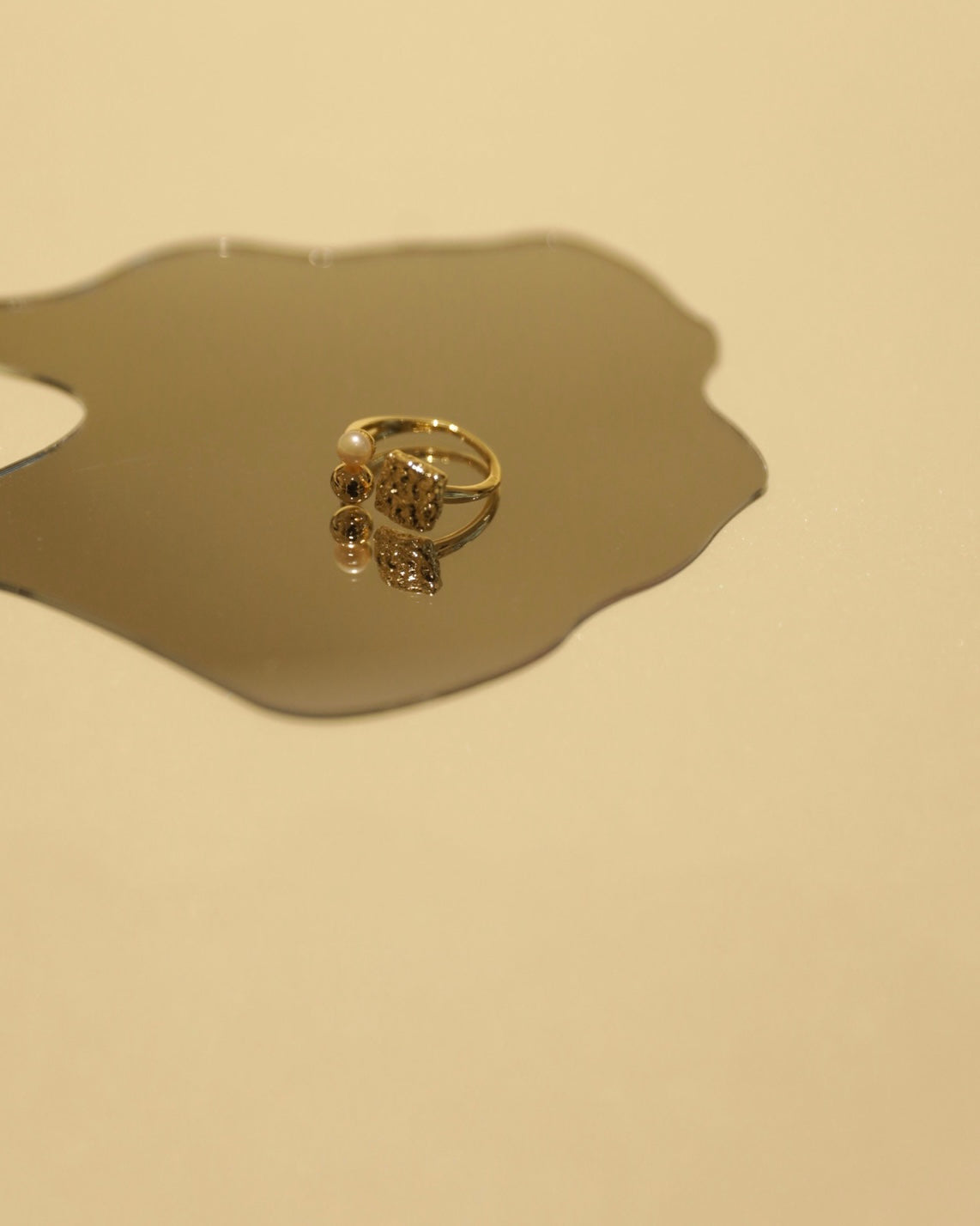 Golden Whisper Adjustable Ring