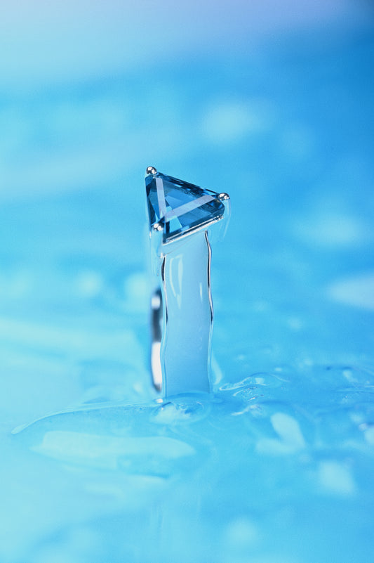 Blue Isle of Dreams｜Topaz Enamel Ring