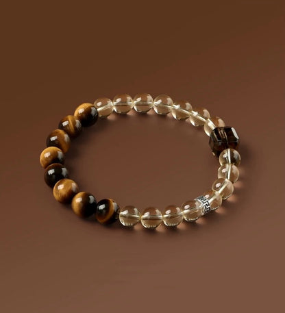 Tiger's Eye-Citrine Bracelet